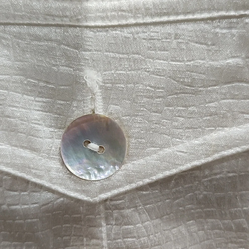 Ruby Rd. White Button-Up Jacket - Picture 8 of 11